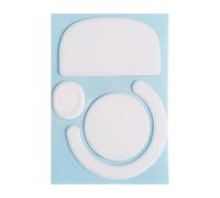 LLHCF 1Set Ice Version Skates Pad Round Curveds Edges Feet Stickers For GProWireless GPROX Superlight 2