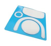 LLHCF 1Set Skates Glides Feet Pad Feet Sticker For GPROX Superlight 2 Round Curved Edges Feet