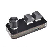 LLHCF 2/3/4/5 Key Macro Programmable Keyboard Mechanical Gaming Macro Keyboard 1 Knob KeyPad Hot Swap Gaming Keyboard