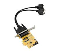 LLHCF 2/4-port DB9in RS232 Port Pcie Controller Card AX99100 Chip PCI-Express 4/2 Port With Power Supply Adapter