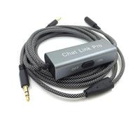 LLHCF 2.6M Gaming Chat Link Cable For HD60 HD60S HD60S+ HD60PRO 4K 60PRO HD60X Sound Chat Link Cable Capturing Devices Adapter