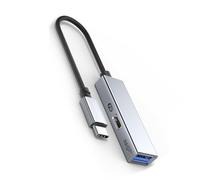 LLHCF 2 In 1 USB C Charging Adapter USB 3.2 Gen1 Splitter PD60W Fast Charging 5Gbps Data Transfer Cable For Phone Power Delivery