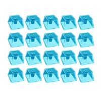 LLHCF 20Pcs Transparents PC Keycaps Original Height Mechanical Keyboards Keycaps PC Blanks Backlit Keycaps For Switches