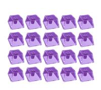 LLHCF 20Pcs Transparents PC Keycaps Original Height Mechanical Keyboards Keycaps PC Blanks Backlit Keycaps For Switches