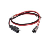 LLHCF 240W 20A Powerful Solar Energy Adapters SAE To DC5.5x2.1 Female Cord 60cm/23.62in Motorcycle