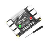 LLHCF 24Pin Power Supply Development Board Power Module Adapter With 12 Port USB 3.30V 5V 12V Output Power Module Replacement