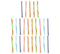 LLHCF 25Pcs Kitten Chew Toy Teething Woven Cats Toy Interactive Attractive Woven Tube Shape Teething Toy