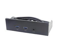 LLHCF 3.5inch Front Panel USB 3.2 Gen1 3.5mm Headphones Interfaces For Fast Speed Data Transfer And Easy Installation