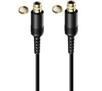 LLHCF 3.5mm Extension Cord 3.5mm Panel Mount Adapter 1/8in Auxiliary Headsets Plugs Male To Female Connection Extender
