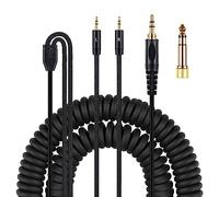 LLHCF 3.5mm Jacks Spring Cable For AH-D7100 7200 D600 D9200 5200 Headphones Listening Coiled Headphone Cable