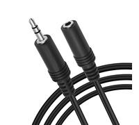 LLHCF 3.5mm Male To Female Cable HiFi Sound 1/8inch Extension Cable Compatible For Smartphones Tablets 19.7in/39.4inch Male To Female Cord