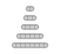 LLHCF 3/5PCS Cord Winder Cable Line Holder Clamps Management Tie Fixer Desktop Tidy Self-Adhesive Data Wire