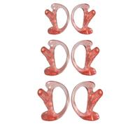 LLHCF 3 Pairs Ear Molds Soft 2-Way Radio Earmold Replacing Earpiece Insert For Acoustic Coil Tube Kits Headphone Acces Silicone Earmold Ear Piece