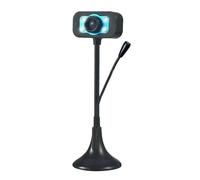 LLHCF 360 Degree Rotating Webcam With Noise Reduction Microphone Desktop Computer Webcam For Professional Visual