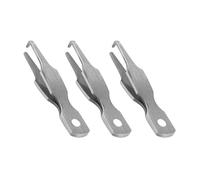 LLHCF 3pcs Double Opening Pliers Lure Rings Opener Fishing Line Pliers Quick Split Rings Opener Fishing Line Tweezers Fishing Tool