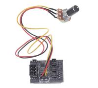 LLHCF 3Pin 4Pin Fan Adapter PC Chassis Fan Speed Controller For 3Pin/4Pin Fan With 8Ports Technology 6Pin Power Supply