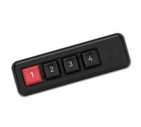 LLHCF 4 Key Mechanical Gaming Keyboard Customizable Hot Swap Key Color LED Lighting Programmable Small Keypad