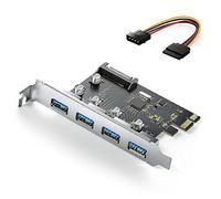 LLHCF 4 Port USB PCI-Express Card USB PCIE Expansion Card Adapter PCIE USB Controller Card USB3.0 PCIE Extender Card