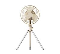 LLHCF 4 Speed Desk Fan Portable Adjustable Fans Outdoor Fan Air Cooler Small Desktop Office Tripod Fan Rechargeable 4000Mah