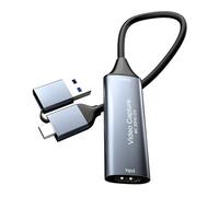 LLHCF 4K60hz Type C USB3.0 Video Capturing Card Video Grabber Record Adapter For Effortlessl Video Conferencing And Teaching