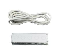 LLHCF 5-Key Small Keyboard Programmable Macro Keyboard Touchable Multimedia Control Mechanical Keyboard Easy QWASD