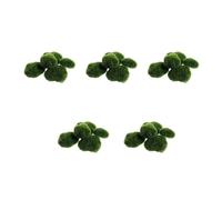 LLHCF 5-Pack Artificial Moss Fake Green Moss Stone For Garden Decor Floral Arrangements Plant Pot Decoration Fish Decorations Small Cheap