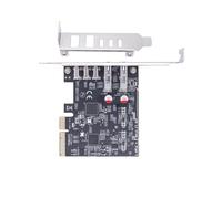 LLHCF 5 Port USB3.2 Gen 2 PCIE Adapter Card With USB And Type C Port For Seamlessly Integration ASM2142+VL822 Chip