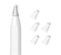 LLHCF 5Pcs Wear Resistant Silicone Fiber Tip Cover Pencil Nibs Protector For Pencil 1/2/3 Drawing Noiseless Touchable Screen Portable Accessories For Tablets