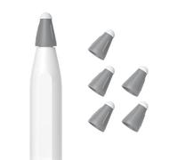 LLHCF 5Pcs Wear Resistant Silicone Fiber Tip Cover Pencil Nibs Protector For Pencil 1/2/3 Drawing Noiseless Touchable Screen Portable Accessories For Tablets