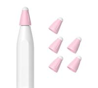 LLHCF 5Pcs Wear Resistant Silicone Fiber Tip Cover Pencil Nibs Protector For Pencil 1/2/3 Drawing Noiseless Touchable Screen Portable Accessories For Tablets