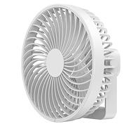 LLHCF 6.5inch Canopy Fan With Hook Rechargeable Timing Tent Fan 2000mAh Ceiling Fan 4-Speed For Dormitory Bedroom Bedside
