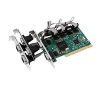 LLHCF 6 Ports PCI To RS232 Adapter PCIe To DB9pin Expansion Card TL16C554FN + MCS9865 Chip Expansion With Cables
