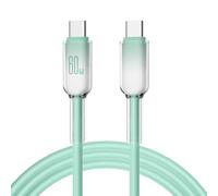 LLHCF 60W Ice Crystal Fast Charging Cord Double End Type C Data Cable Power Supply Wire With Multi Device Compatibility USB C Charging Cable