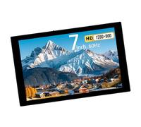 LLHCF 7inch 1280x800 Computer Secondary Monitor With HDTV/USB C Connectivities For Laptops And PC High Resolution Portable Screen