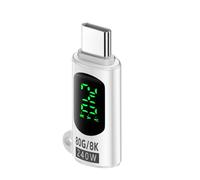 LLHCF 80Gbps USB C Adapter PD240W Type C Adapter USB Extender For 8K Video And 80Gbps Data Transfer