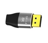 LLHCF 8K@60Hz 4K@144Hz MiniDisplayPort To DisplayPort Adapter With High Bandwidth 32.4Gbps Transfer Rate Bidirectional DisplayPort Adapter