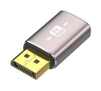 LLHCF 8K DisplayPort 1.4 Adapter 90 Degree Gold Plated Adapter Right Angled DisplayPort Male To Female Vertical Connectors Converter Converter