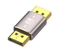 LLHCF 8K DisplayPort 1.4 Adapter 90 Degree Gold Plated Adapter Right Angled DisplayPort Male To Female Vertical Connectors Converter Converter