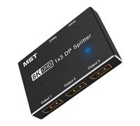 LLHCF 8K DisplayPort Splitter 1 In 3 Out DisplayPort To DisplayPort+HDTV Extend Video Switcher For PC Host Monitors