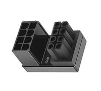 LLHCF 8pin 6Pin Male 180 Degree Angled To 8 Pin 6 Pin Female Adapter Connector Converter For Graphics Card