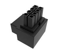 LLHCF 8Pin Female To 8pin Male 90 Degree Angled Power Adapter For Desktops Graphics Cards Power Cable Adapter Connector