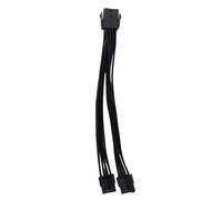 LLHCF 8Pin Female To 8Pin Male Cable Adapter 20cm CPU 8Pin To PCIE 2X 8Pin (6+2) Graphics Video Card Power Splitter Cable