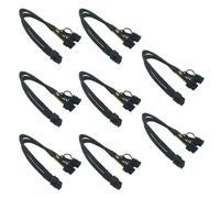 LLHCF 8Pin To 6+2Pin Power Supply 8Pin Adapter Cable GPU 8Pin Male To Two 8Pin (6pin+2pin) Male Graphics Card Power Cord