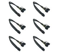LLHCF 8Pin To 6+2Pin Power Supply 8Pin Adapter Cable GPU 8Pin Male To Two 8Pin (6pin+2pin) Male Graphics Card Power Cord