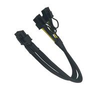 LLHCF 8Pin To 6+2Pin Power Supply 8Pin Adapter Cable GPU 8Pin Male To Two 8Pin (6pin+2pin) Male Graphics Card Power Cord