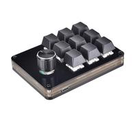 LLHCF 9 Key Macro Programmable Keyboard Mechanical Gaming Macro Keyboard With Knob KeyPad Hot Swap Gaming Keyboard
