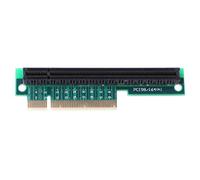 LLHCF 90 Degree PCI-E 8X Male To 16X Female Adapter For 1U 2U Graphics Card Card