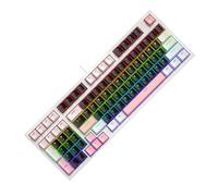 LLHCF 98Key Mechanical Keyboard With LED Lighting Comfortable Feel Keycap For Gamers And Typists In Small Space Keyboard