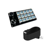 LLHCF 9Key/10Key/12Key/15Key Mechanical Macro Keypad With Personalizes Knob Hot Swappable Switches For Gamers And Programmers