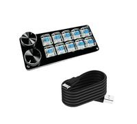 LLHCF 9Key/10Key/12Key/15Key Mechanical Macro Keypad With Personalizes Knob Hot Swappable Switches For Gamers And Programmers
